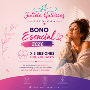 Bono esencial 2026 x tres sesiones individuales de sexología